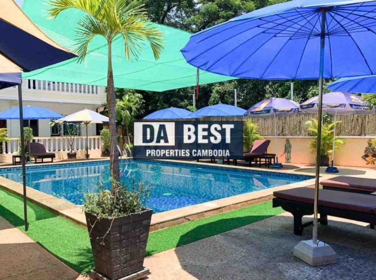 Hotel for Rent with 42 Room Siem Reap with pool-Svay Dangkum