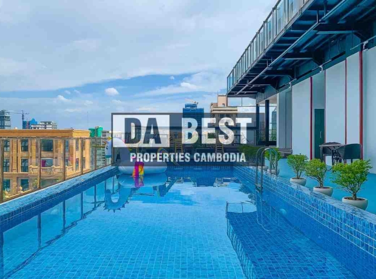 2 Bedroom Apartment for Rent with Swimming pool in Phnom Penh-BKK1