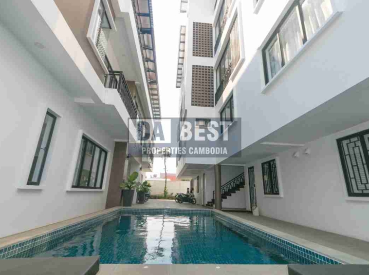 1 Bedroom Apartment with Swimming Pool For Rent in Siem Reap-Sla Kram