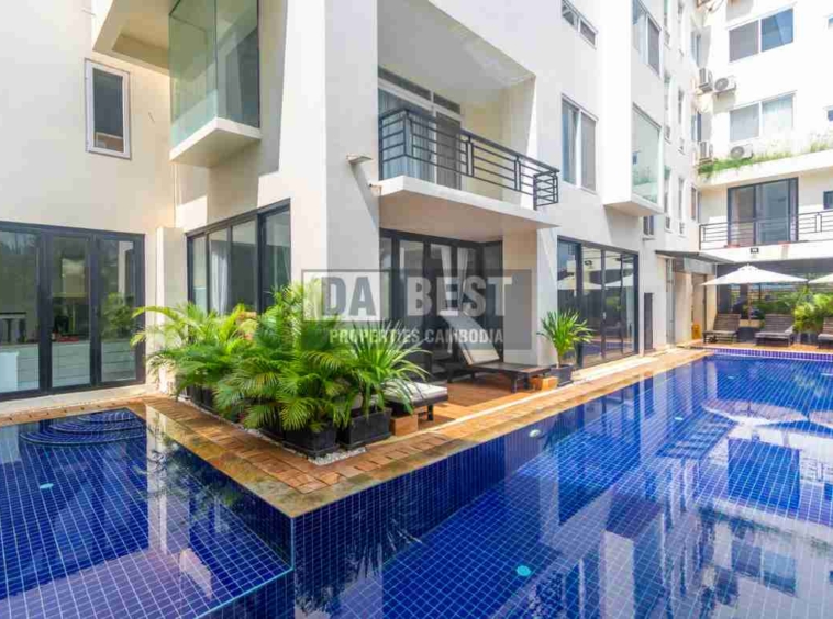 3 Bedroom Apartment With Pool For Rent In Siem Reap – Sangkat Svay Dangkum