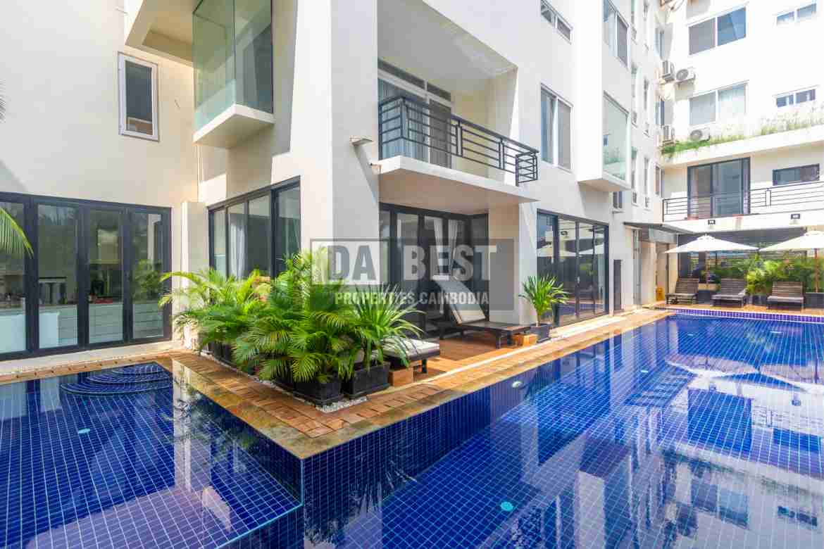 3 Bedroom Apartment With Pool For Rent In Siem Reap – Sangkat Svay Dangkum