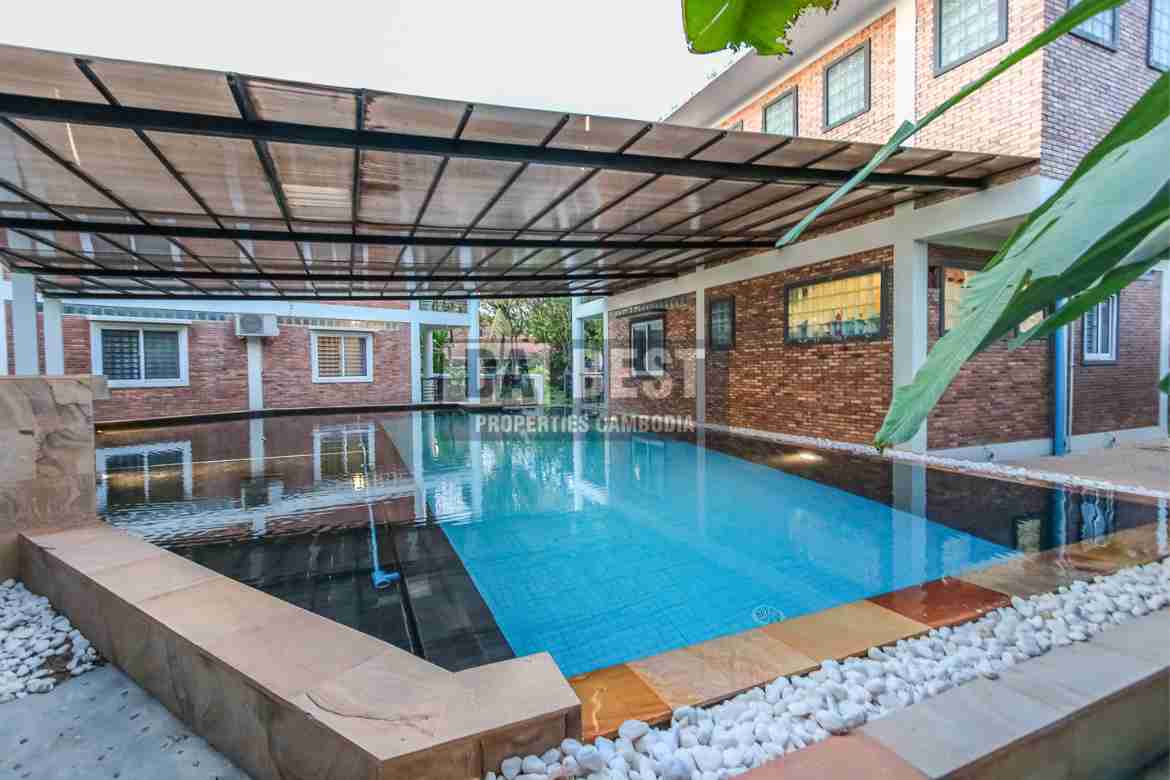 1 Bedroom Apartment With Pool for​ Rent in Siem Reap-Salakamreouk