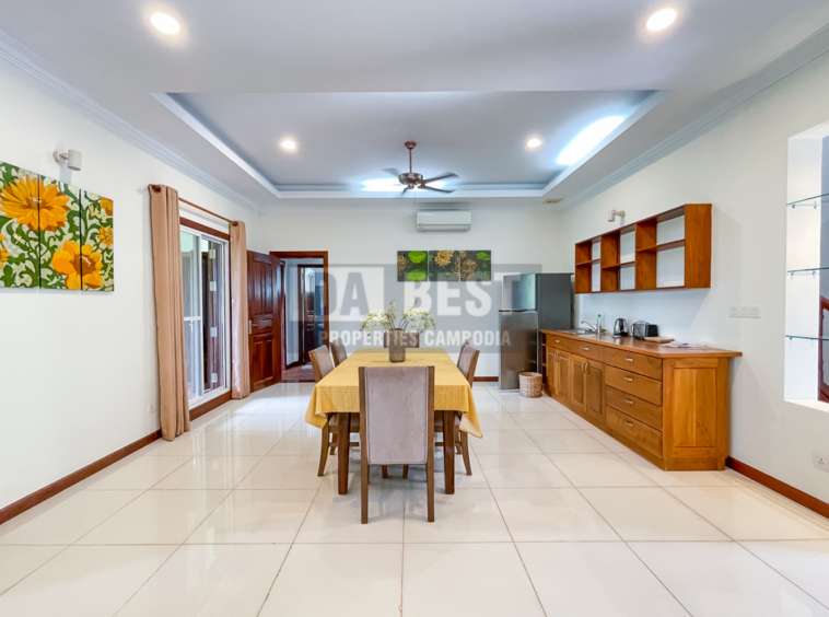 Villa 4Bedroom For Rent In Siem Reap – Dinning Area