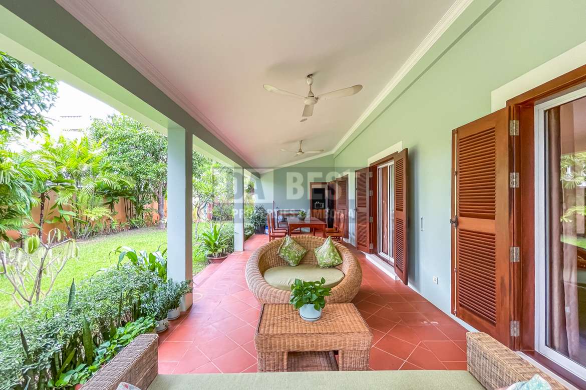 Villa 4Bedroom For Rent In Siem Reap – Outdoor space