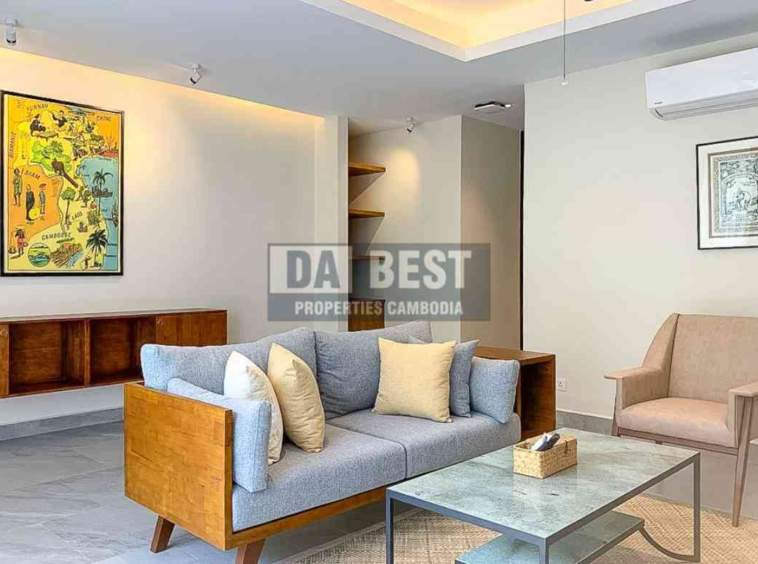 Modern Condo 1 Bedroom For Sale in Krong Siem Reap at Angkor Grace Resort living room view