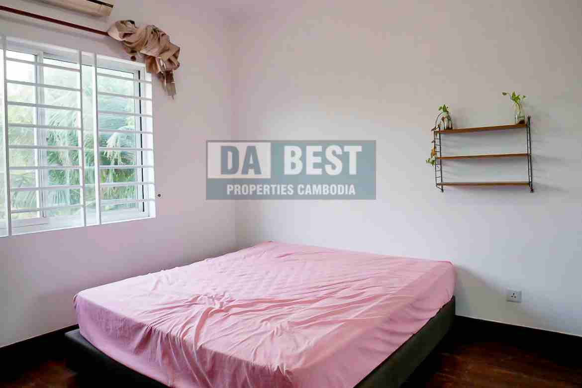 Villa 3 Bedroom For Rent In Siem Reap – Sangkat Svay Dangkum bedroom