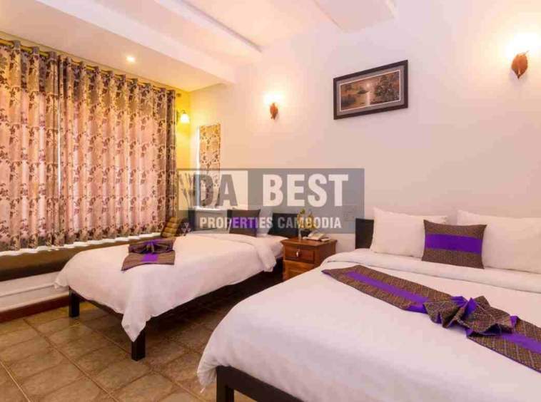 11 Bedroom Hotel for Sale in Siem Reap - Slor Kram- Twin Bedroom -2