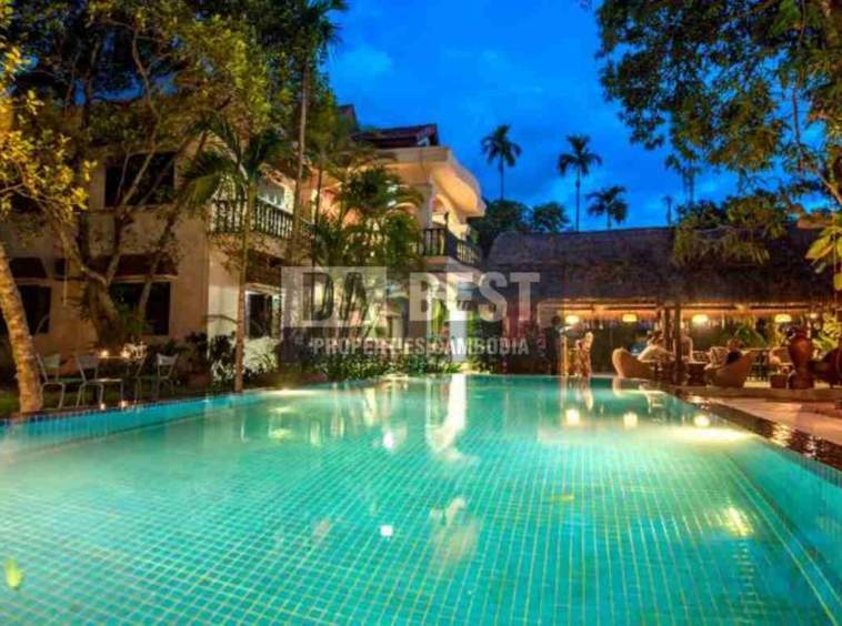11Bedroom Guesthouse for Sale in Siem Reap-Slar Kram- Swimming pool-2