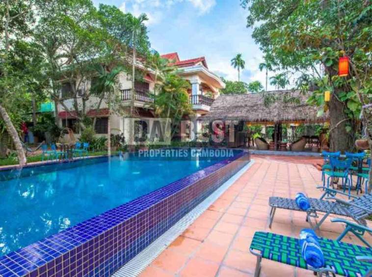 11Bedroom Guesthouse for Sale in Siem Reap-Slar Kram- Swimming pool-3
