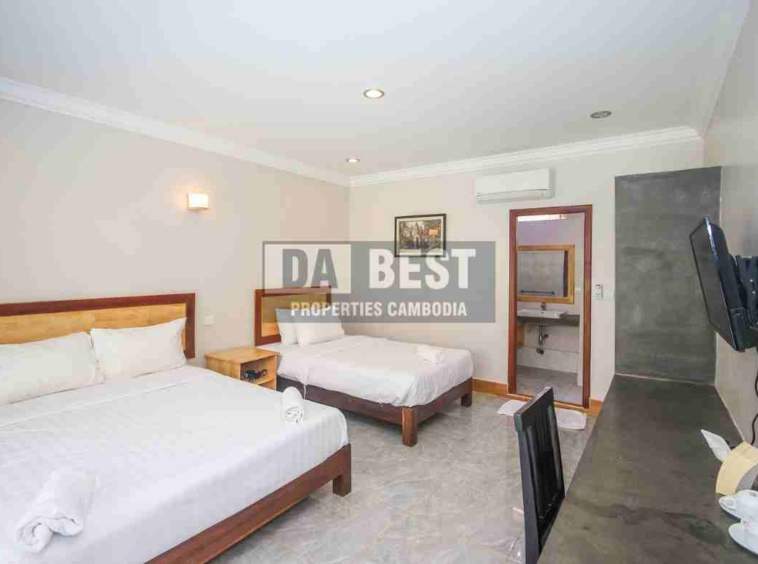 17 Bedroom Hotel for Sale in Siem Reap- Slor Kram-Twin Bedroom (1)