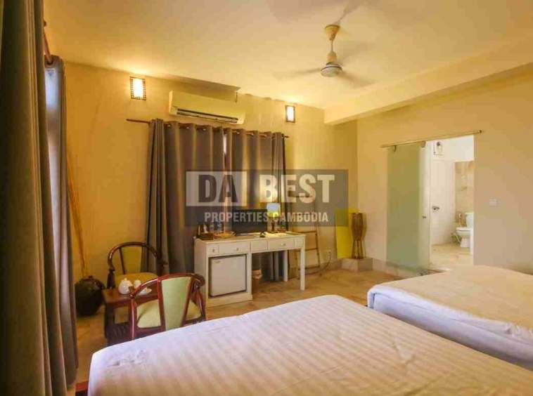 26Bedroom Hotel for Sale in Siem Reap-Slor Kram-TwinBedroom-1