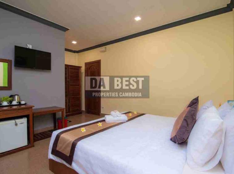 Central 30 Room Hotel For Sale In Siem Reap – Svay Dangkum-Bedroom-3