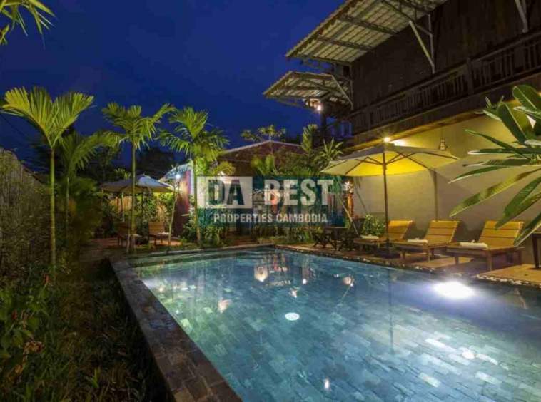 Hotel For Sale in Siem Reap - Sala Kamreuk-Swimming pool 1