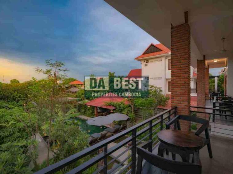 Hotel for Sale in Siem Reap - Svay Dangkum-Balcony-1