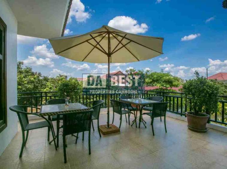 Hotel for Sale in Siem Reap - Svay Dangkum-Balcony