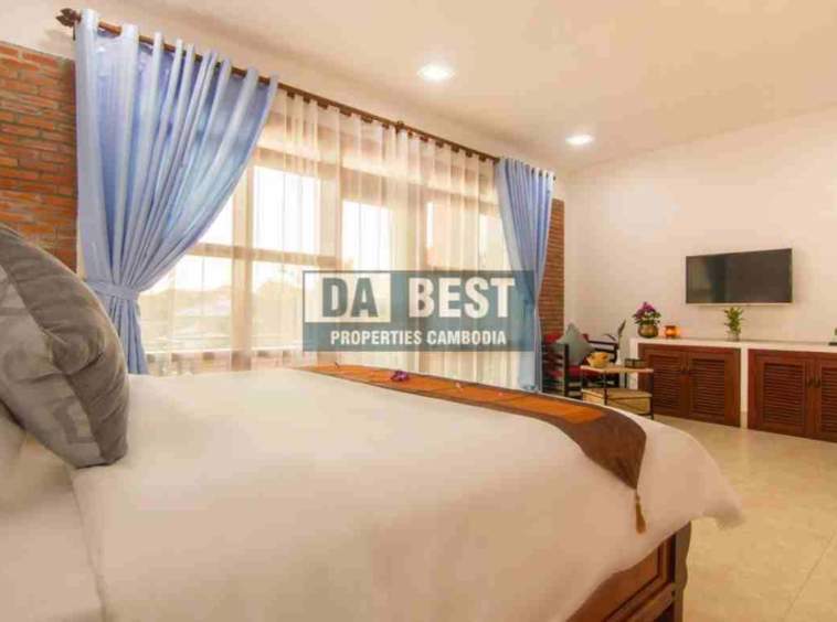 Hotel for Sale in Siem Reap - Svay Dangkum-Bedroom