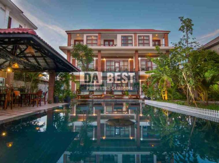 Hotel for Sale in Siem Reap - Svay Dangkum-Building