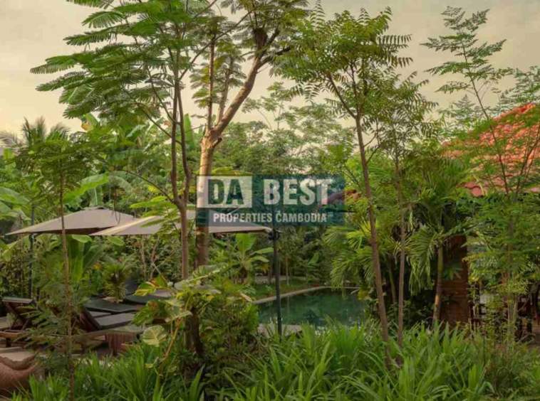 Hotel for Sale in Siem Reap - Svay Dangkum-Garden