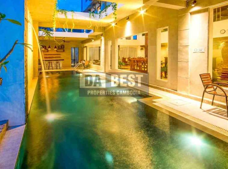 Hotel for Sale in Siem Reap - Svay Dangkum-Swimming pool