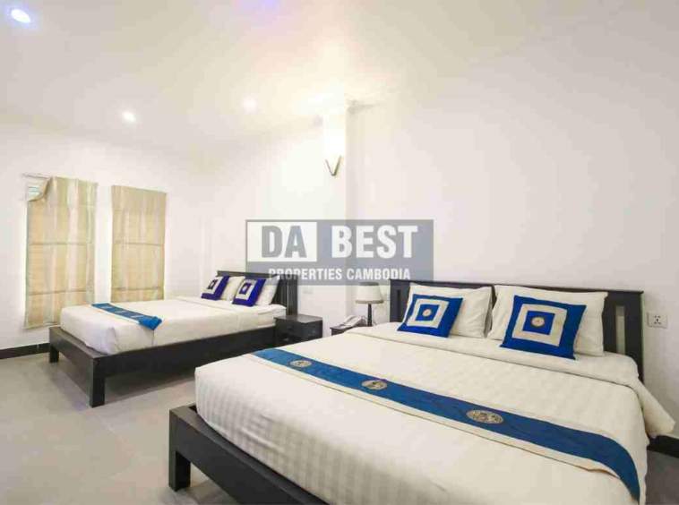 Hotel for Sale in Siem Reap-Twin Bedroom-1