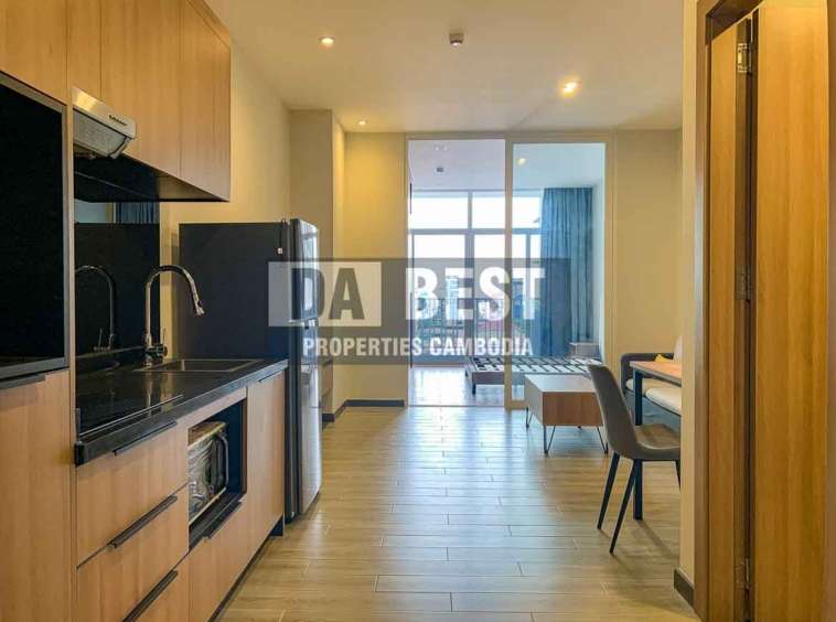 Modern 1Bedroom Condo for Rent with Great Facilities in Phnom Penh - BKK3- kitchen