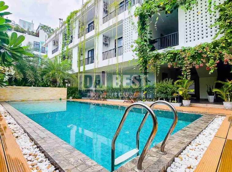 1 Bedroom Apartment For Rent With Swimming Pool Siem Reap - Svay Dangkum