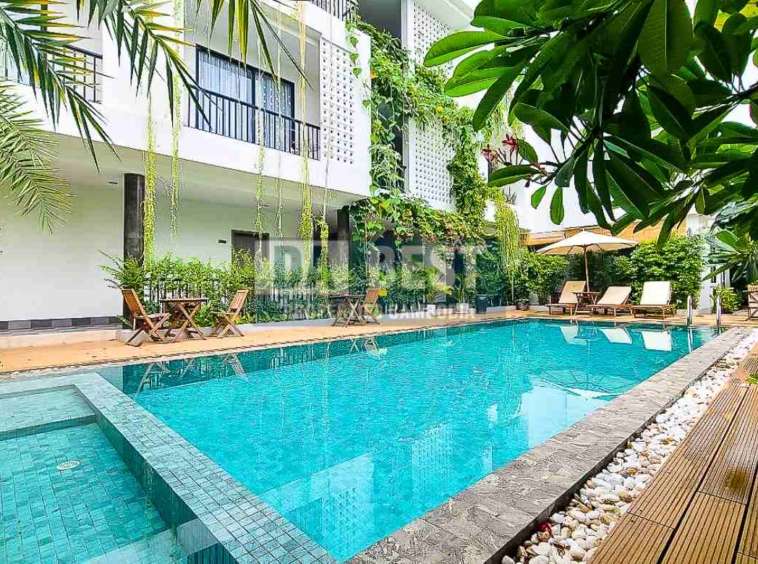 2 Bedroom Apartment For Rent With Swimming Pool in Siem Reap – Svay Dangkum