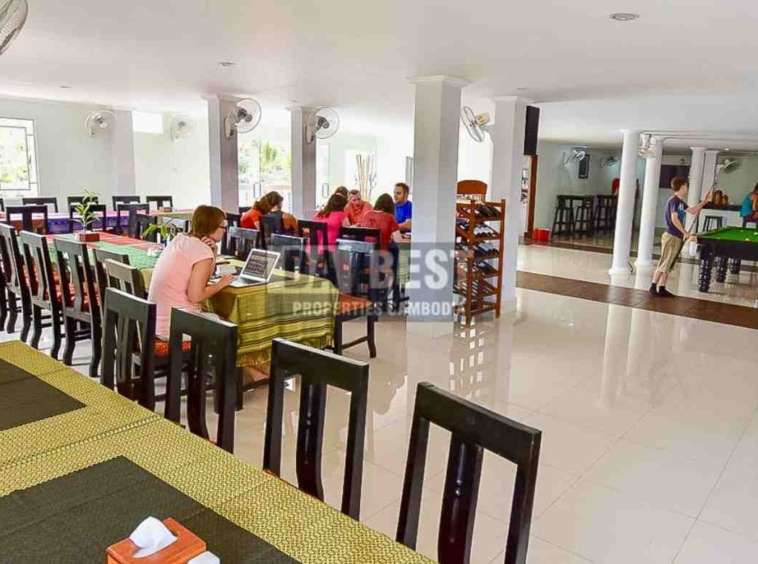 Hotel 42 room for sale in siem reap-svay dangkum-restaurant 2