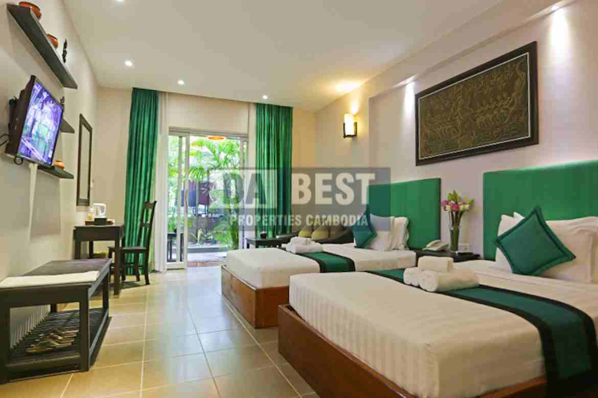 _Hotel for Sale in Siem Reap-Slor Kram-Superior Twin Room (1)