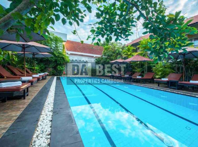 _Hotel for Sale in Siem Reap-Slor Kram-Swimming pool (1)