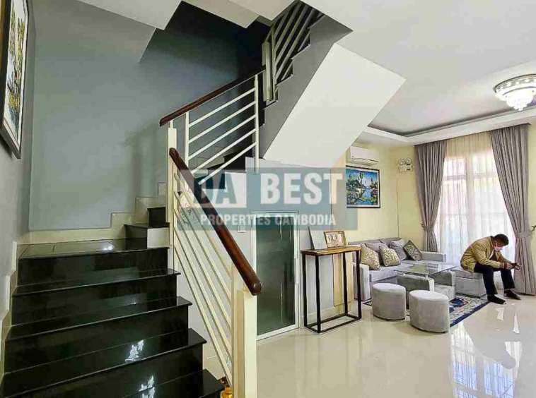 House for rent in Siem reap - Svay dangkum-Living area (4)