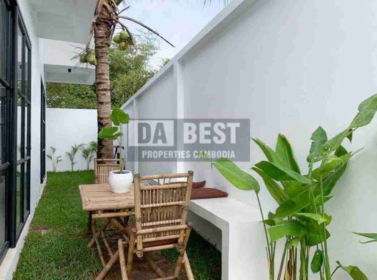 Modern Private Villa 2 Bedroom For Rent In Siem Reap - Svay Dangkum - Garden
