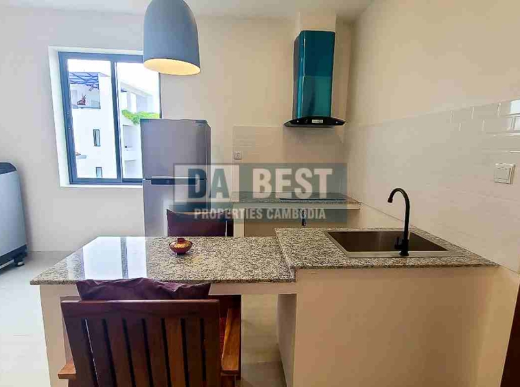 New Modern 1 Bedroom Apartment For Rent In Siem Reap – Sala Kamreuk - Kitchen