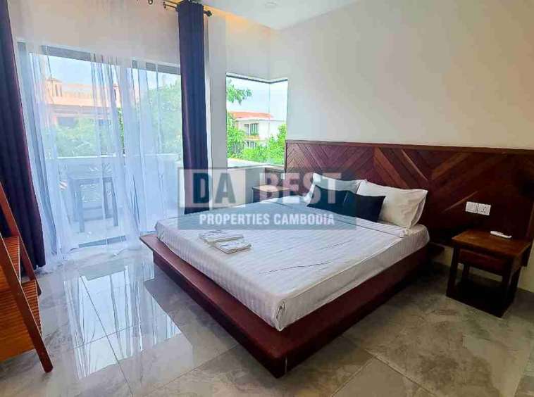 New Modern 1 Bedroom Apartment For Rent in Siem Reap - Sala Kamreuk -Bedroom - 1