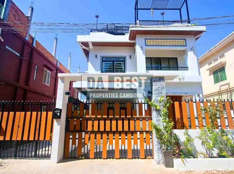 New Modern House 4 Bedroom For Rent In Siem Reap - Sla Kram