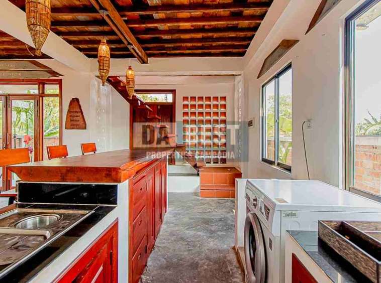 Private House 3 Bedroom For Rent In Siem Reap – Sala Kamreuk-Kitchen