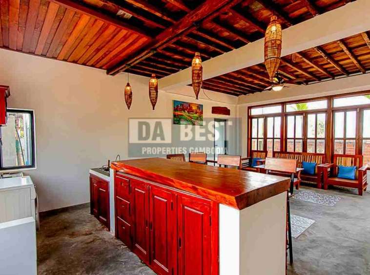 Private House 3 Bedroom For Rent In Siem Reap – Sala Kamreuk-Living area (2)