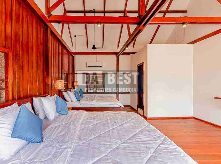 Private House 3 Bedroom For Rent In Siem Reap – Sala Kamreuk-Twin Bedroom