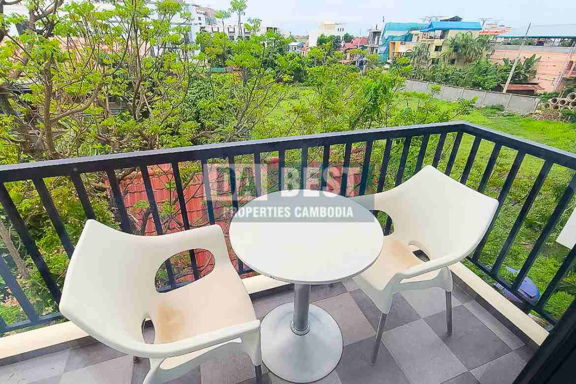 Twin Bedroom Apartment For Rent With Swimming Pool Siem Reap- (2)