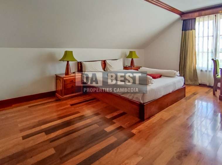 _Central 1BR apartment for rent in Siem Reap Wat Bo - Pool Gym - Bedroom - 1