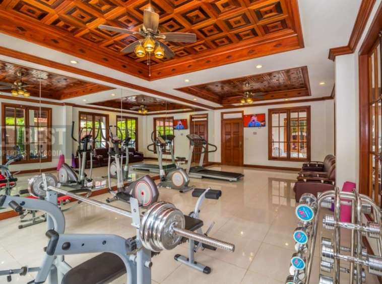 _Central 1BR apartment for rent in Siem Reap Wat Bo - Pool Gym - Gym