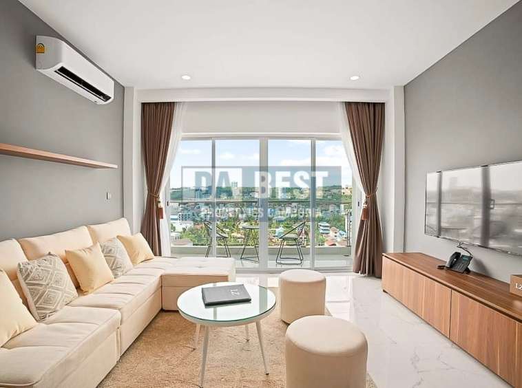 Modern Condo For Rent In Sihanouk Ville - Living area - 2