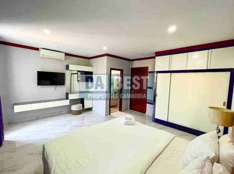 Modern House 4 Bedroom for rent in Siem Reap - Svay Dangkum - Bedroom