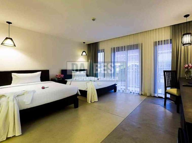 14 Room Boutique Hotel For Rent In Krong Siem Reap Near Pub Street - Deluxe twin