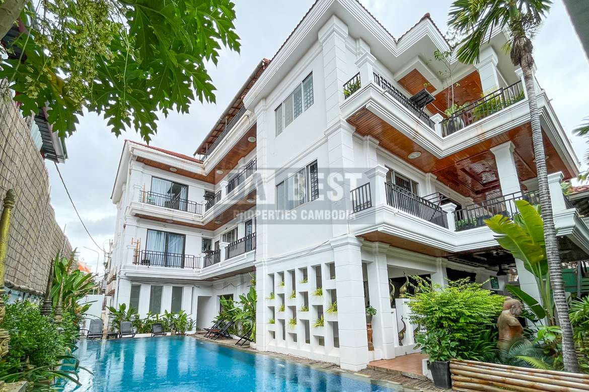 40 Rooms Boutique Hotel For Rent In Siem Reap – Svay Dangkum