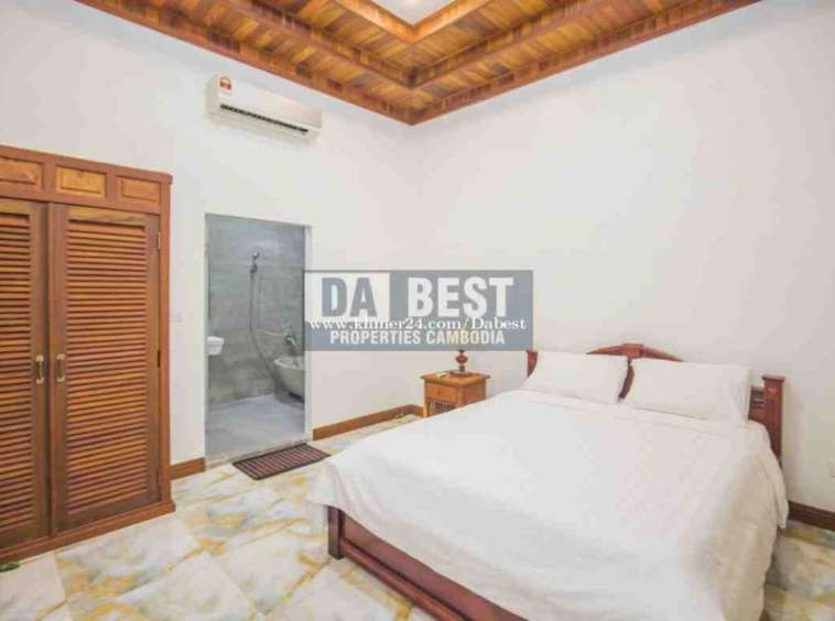 Large 2 Bedroom Apartment For Rent In Siem Reap Walking Distance To Central Park - Bedroom - 1