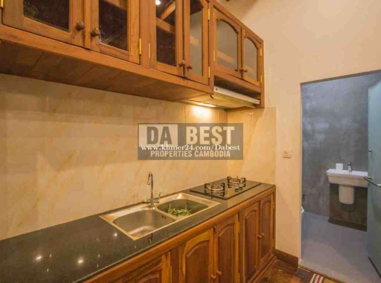 Large 2 Bedroom Apartment For Rent In Siem Reap Walking Distance To Central Park - Kitchen