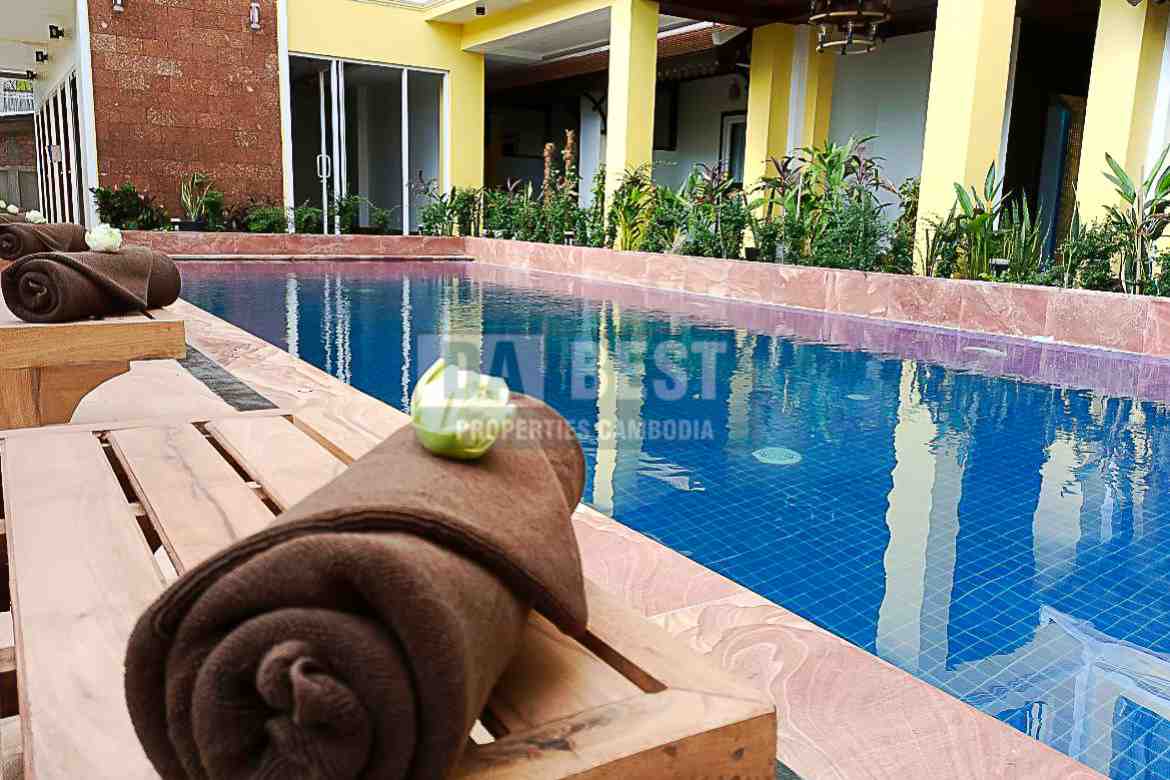 36-Room Boutique Hotel For Rent In Krong Siem Reap - Swimming Pool