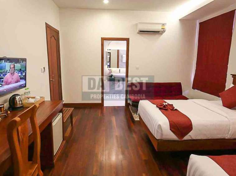 53 Room Boutique Hotel For Rent In Krong Siem Reap - Bedroom