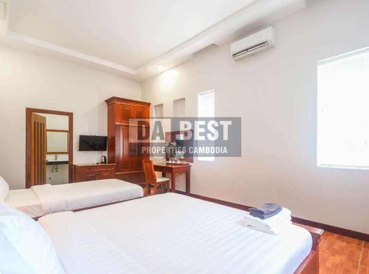 Boutique-Hotel-11-room-For-Rent-In-Siem-Reap-Sala-Kamreuk-bedroom-2